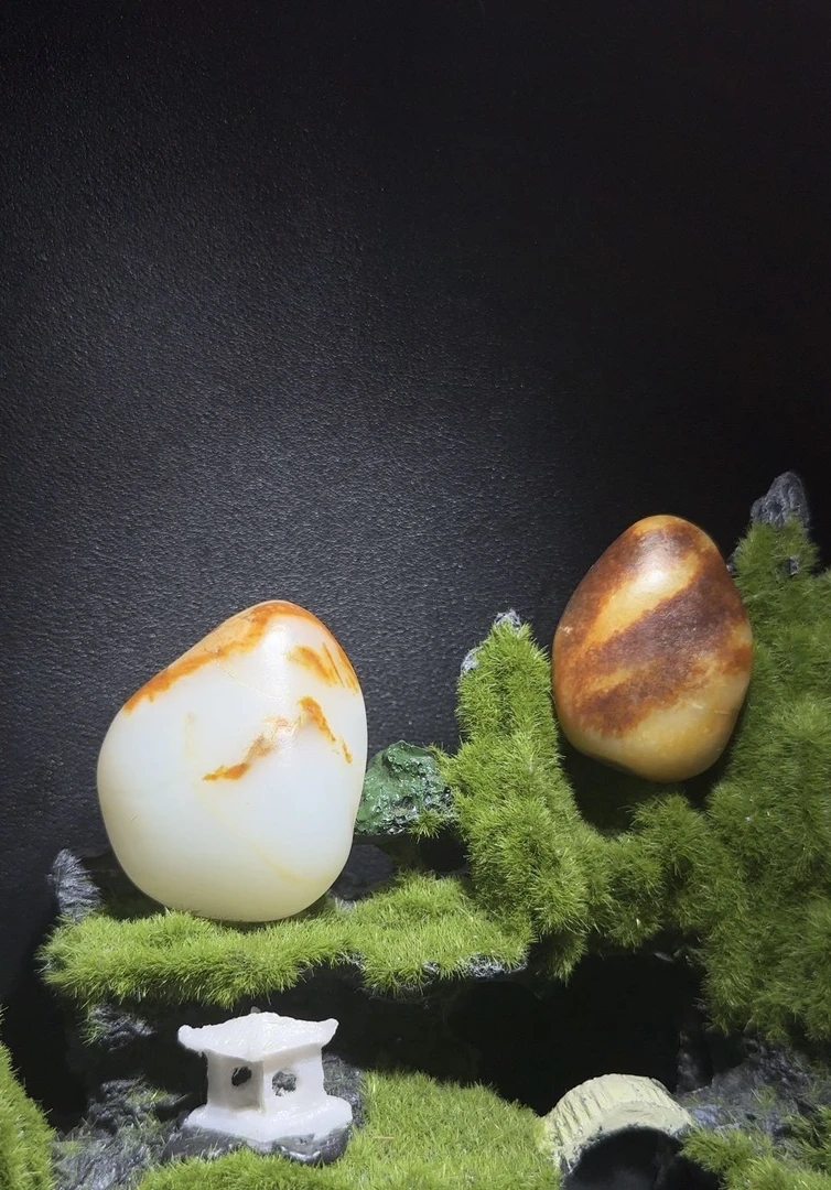 新疆和田手把件摆件