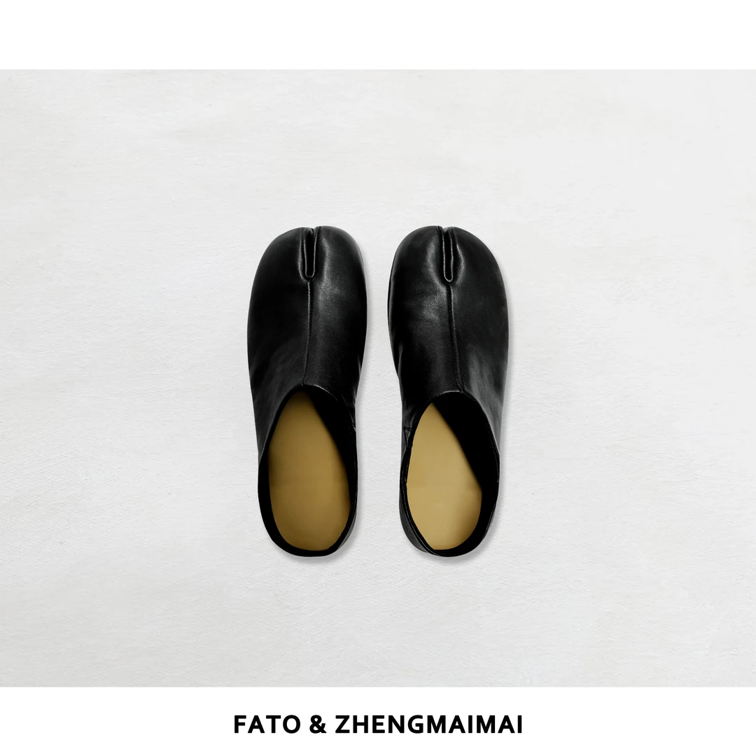 【郑买买】分指鞋 复古高级简约时尚设计感单鞋分指鞋JL50904XZ