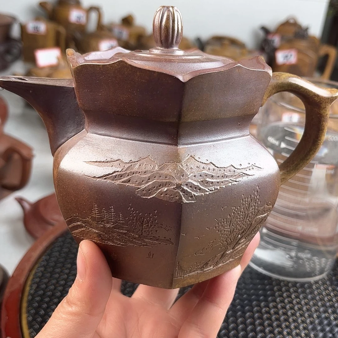 紫泥茶壶宜兴紫砂