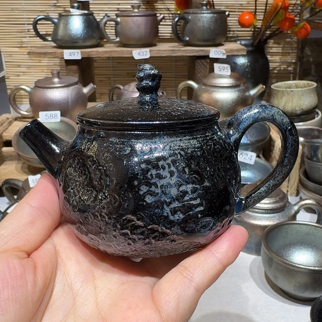 思***睿壶建水紫陶紫泥柴烧壶