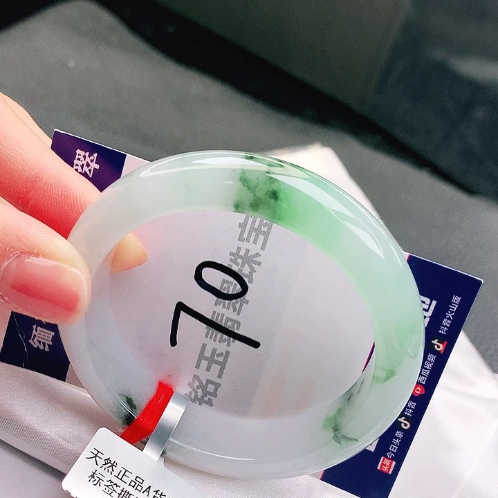 翡翠未镶嵌手镯缅甸天然a货翡翠手镯