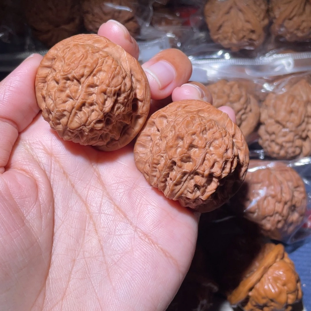 吊坠文玩核桃全品平谷原装血麒麟41