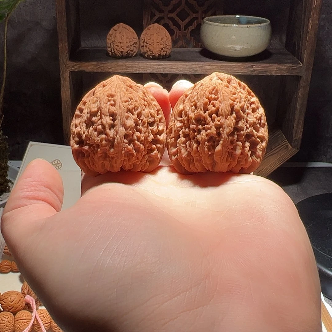 大***湖手串/手链核桃42拉丝高炮南疆石48克