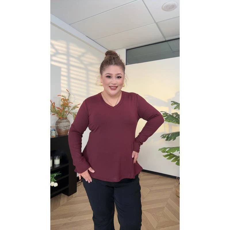 AHLIMA大码女装2025推荐款拼接风女辣妹风长袖常规款常规修身型