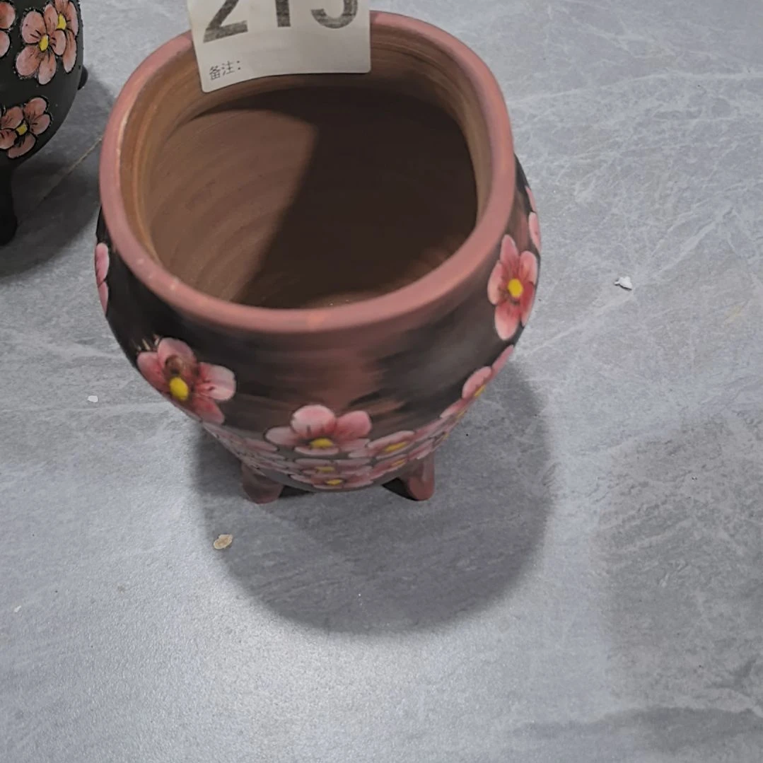 红泥花盆景德镇花盆
