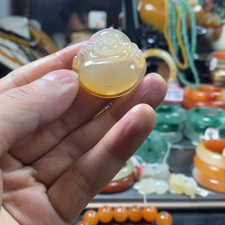 石英质玉（黄龙玉）未镶嵌手镯