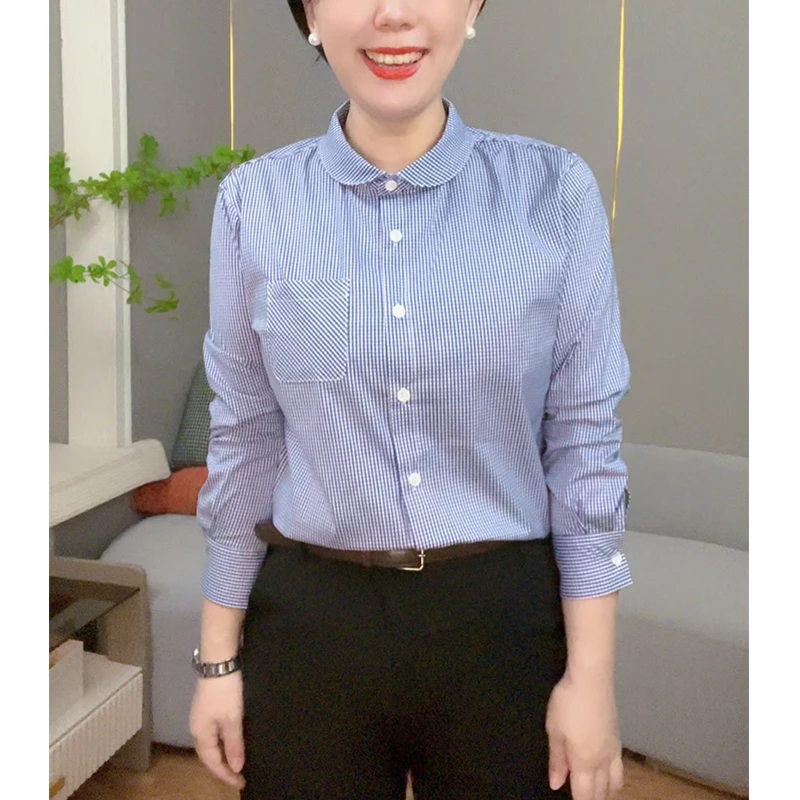 清仓021 春夏衬衫袖衬衫长袖女装