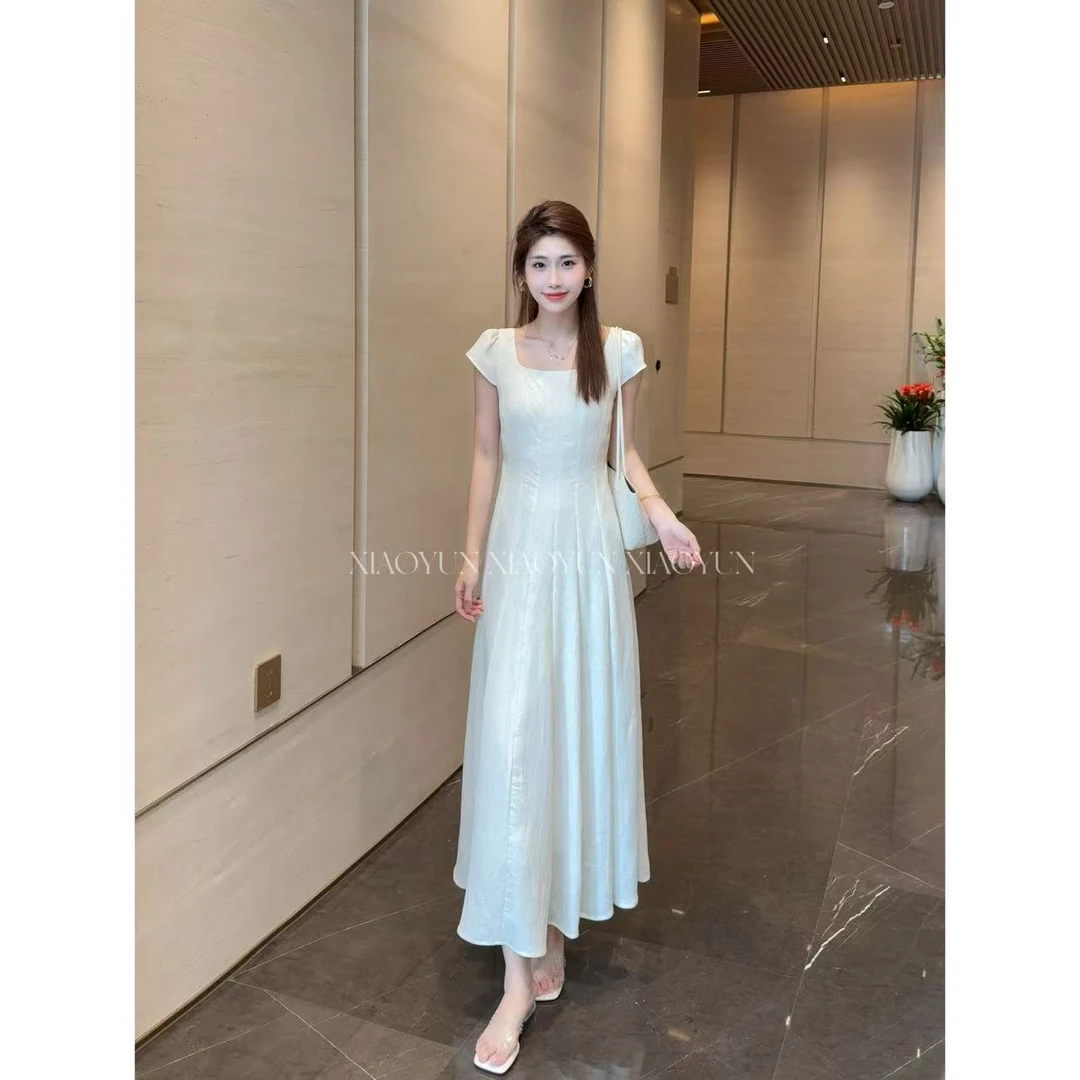 流光连衣裙 小允姐姐2025新款时尚气质高级流光连衣裙