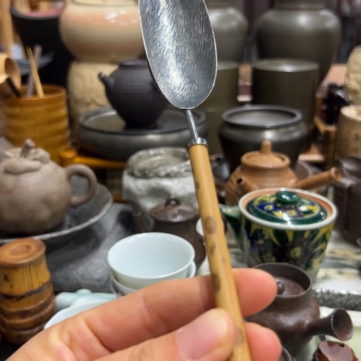竹加银茶勺一个月
