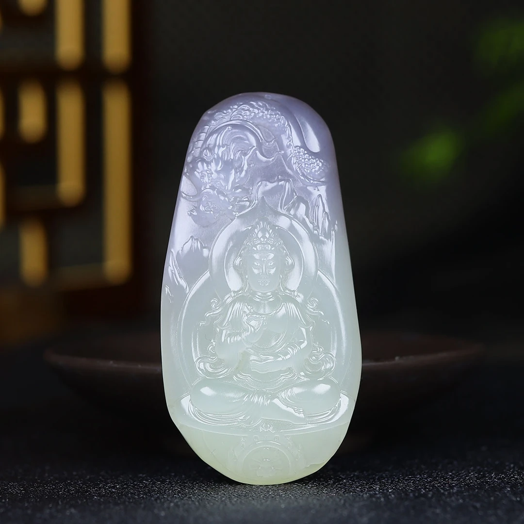 1229122和田玉烟紫观音