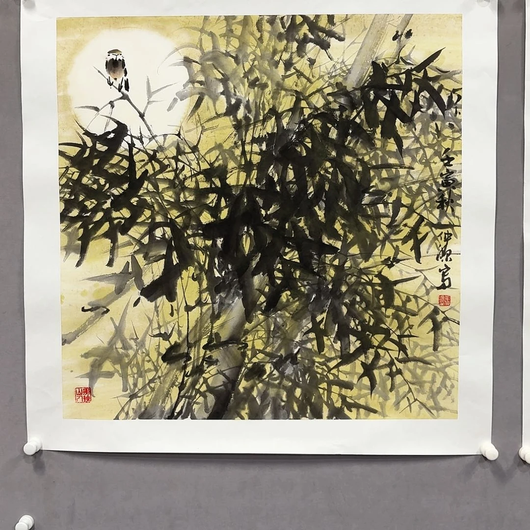 国画亲笔手绘放心去藏