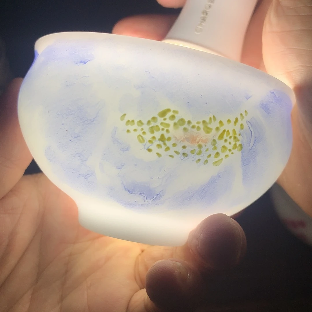 冰种素烧手绘主人杯