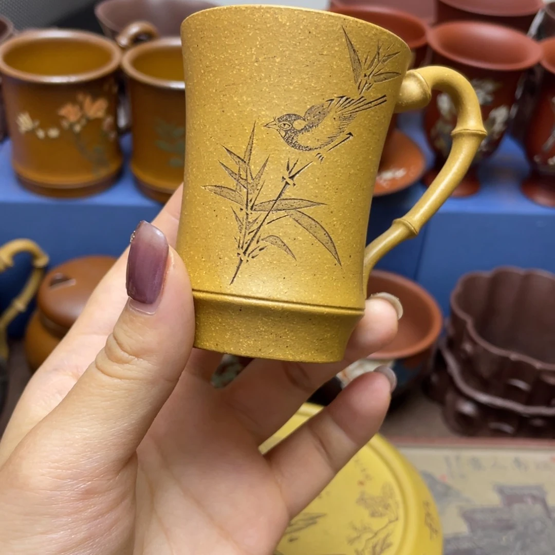 紫砂茶杯紫砂主人杯