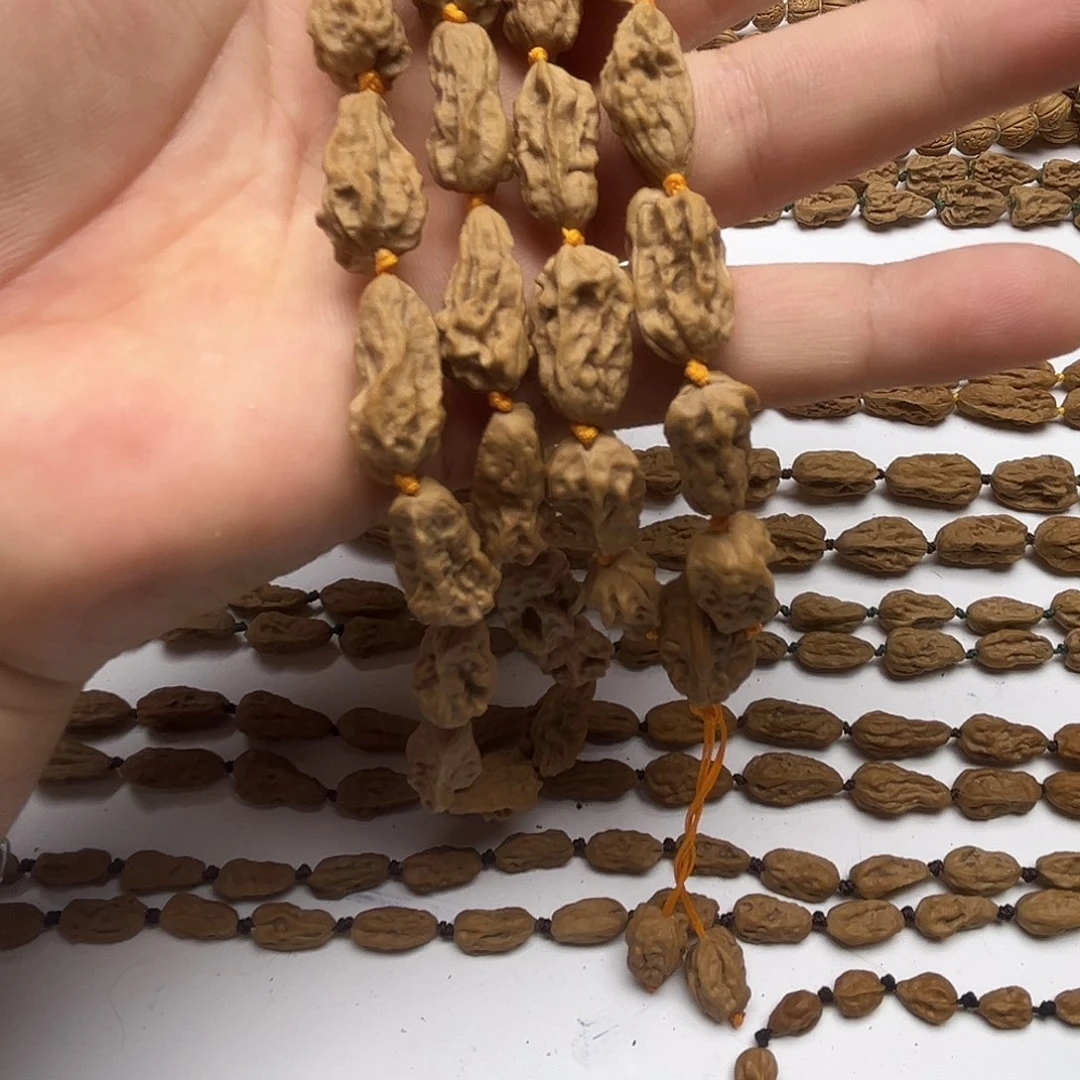 三***零文玩核桃手串异形的