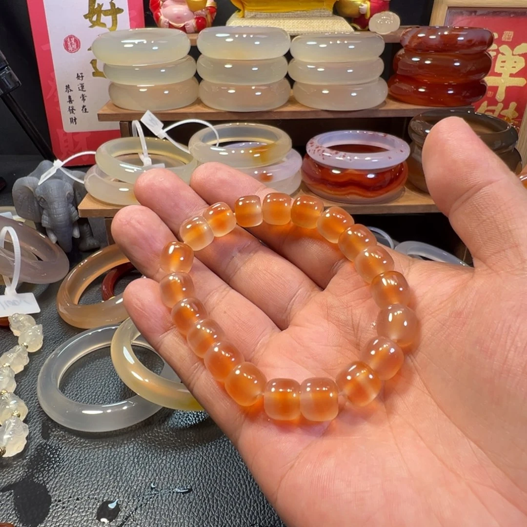 O***l手镯玛瑙/玉髓未镶嵌