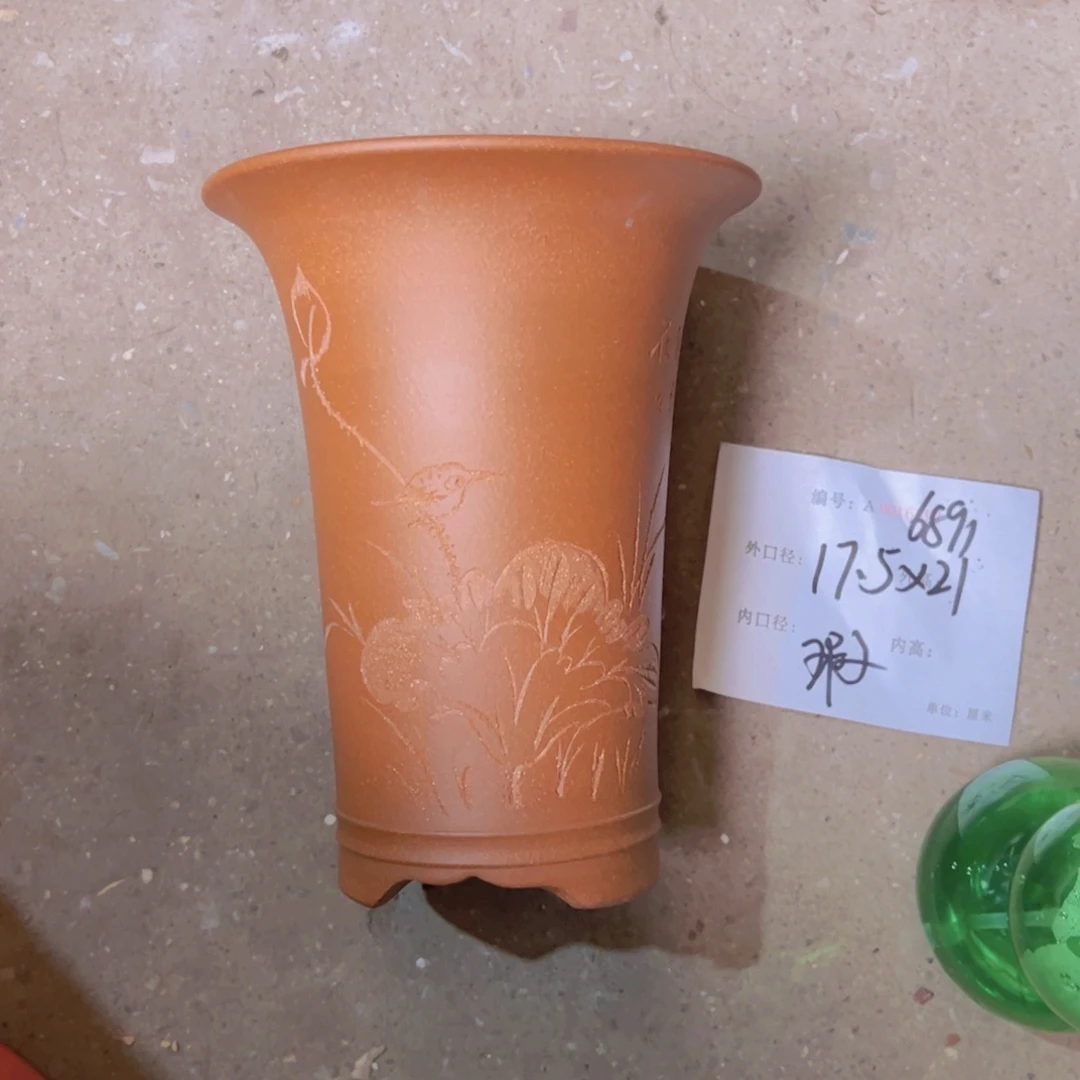 紫砂花盆紫紫砂盆