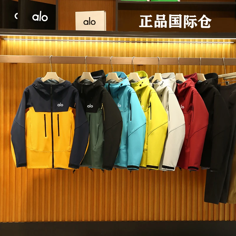 ALO情侣款三合一加绒冲锋衣防风防水防污防静电秋冬季外套
