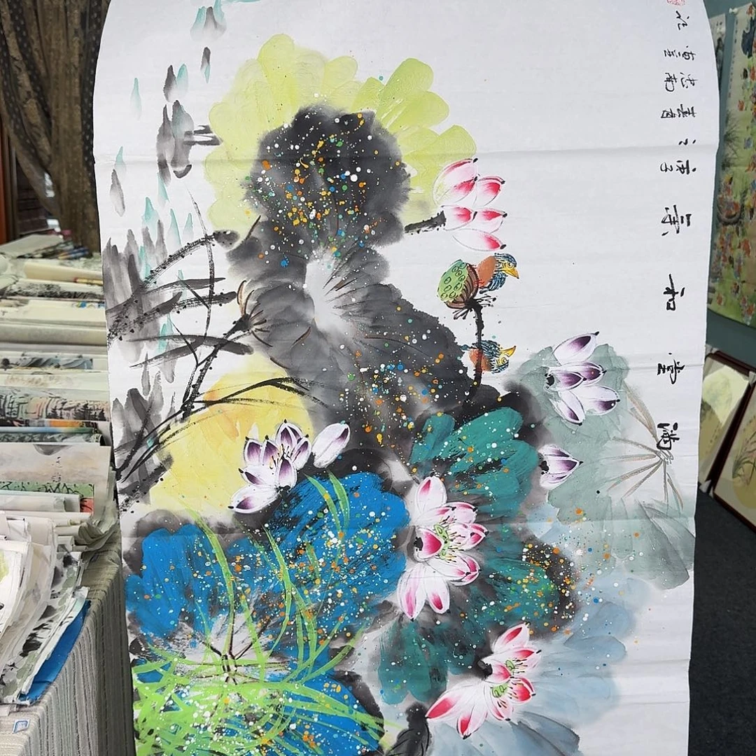 纯手绘国画作品作品