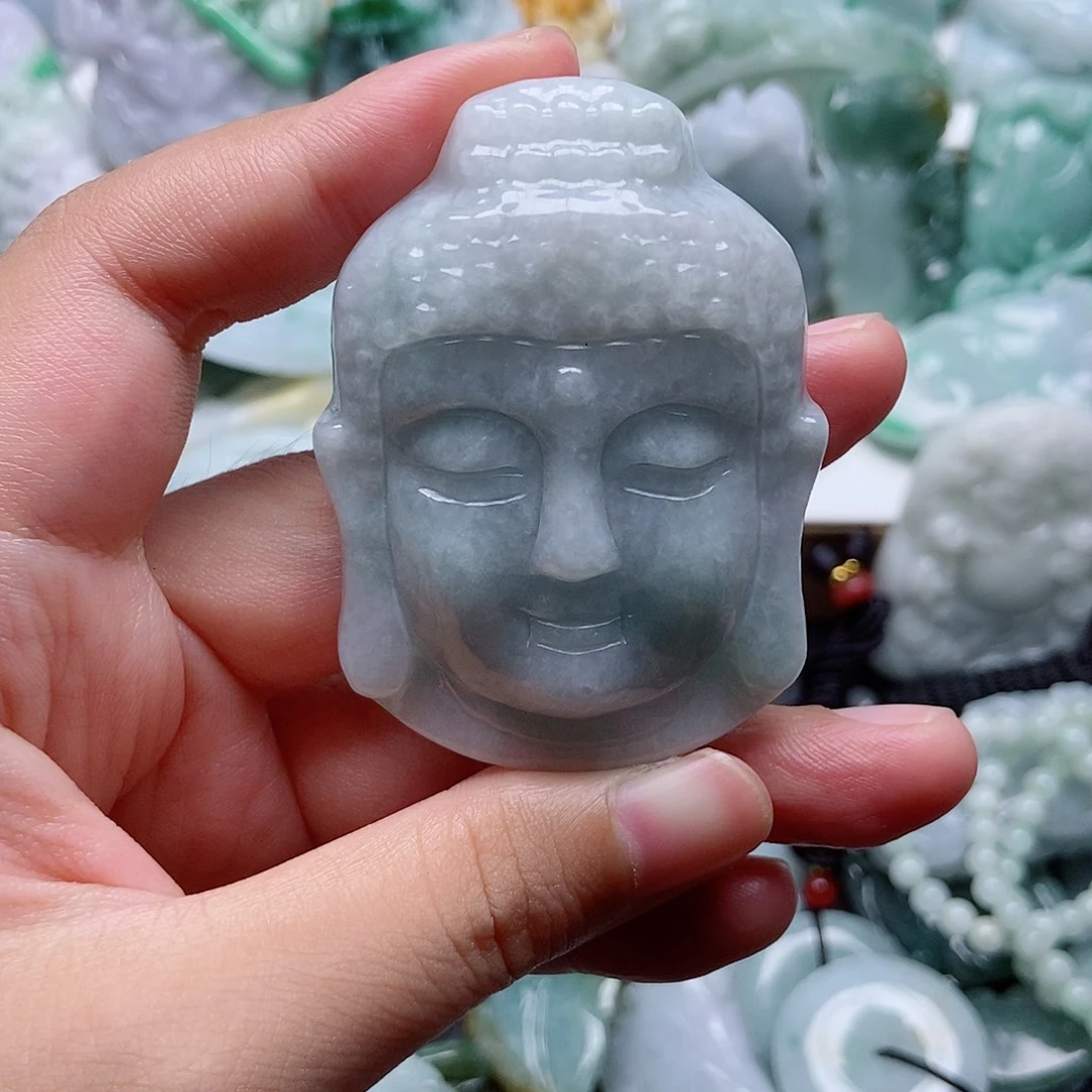 翡翠未镶嵌吊坠(不含链)1