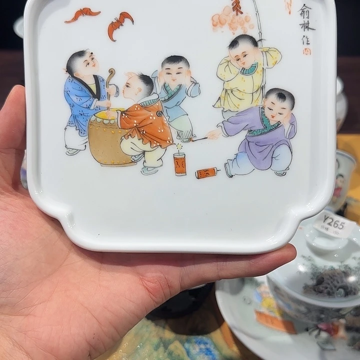景德镇陶瓷手绘作品