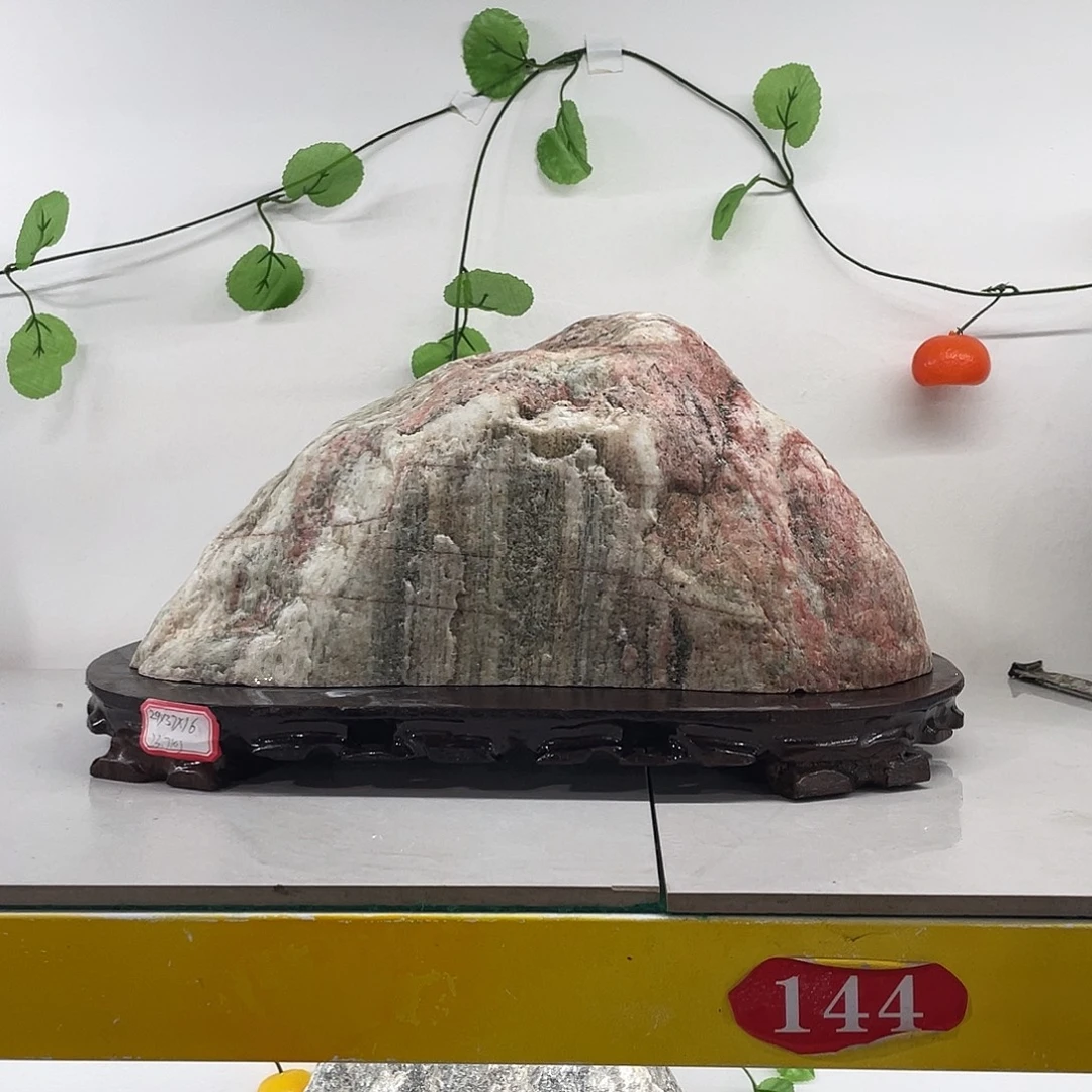 用***2石材靠山石平安石摆件