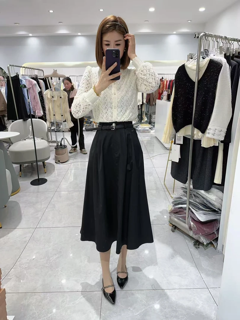 雪琴小屋素版半身裙