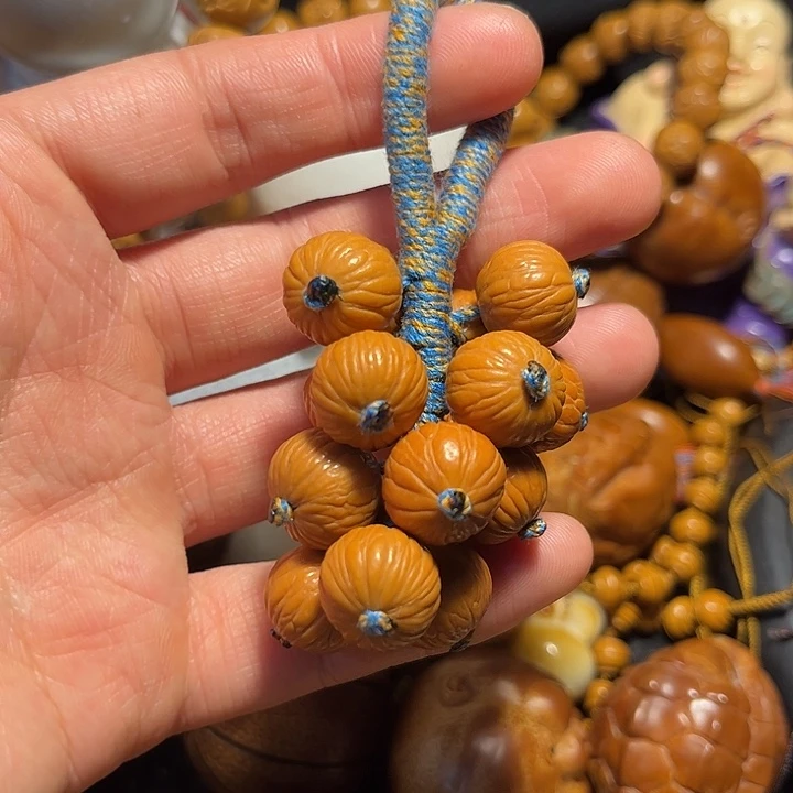 橄榄核手串/手链猴头葡萄素串