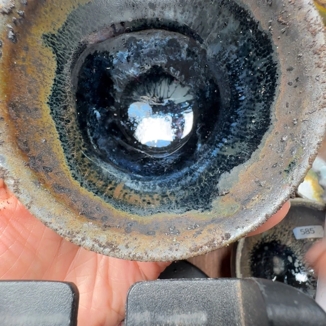 柴烧建盏茶盏茶杯480