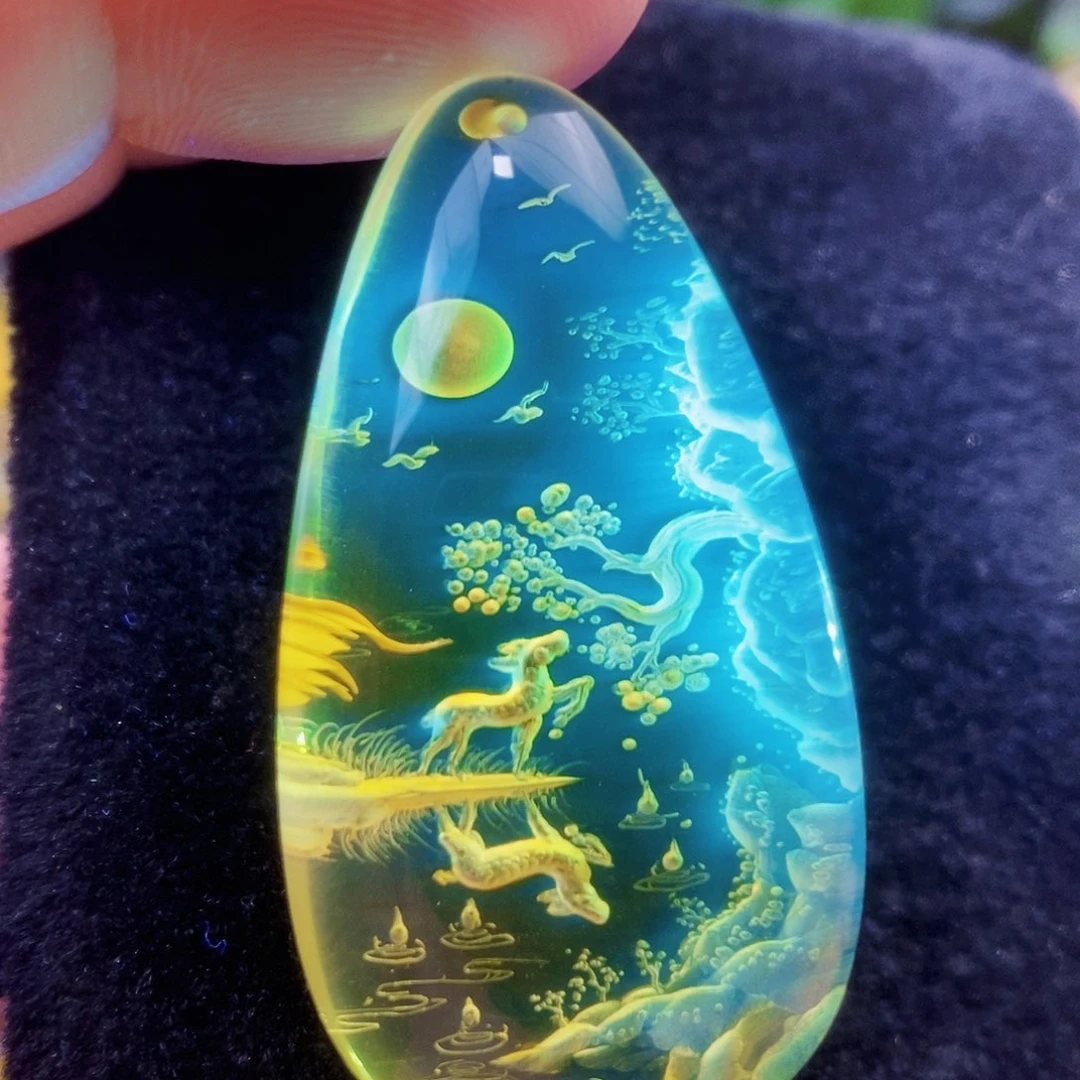 【闪购商品】金珀吊坠(不含链)未镶嵌