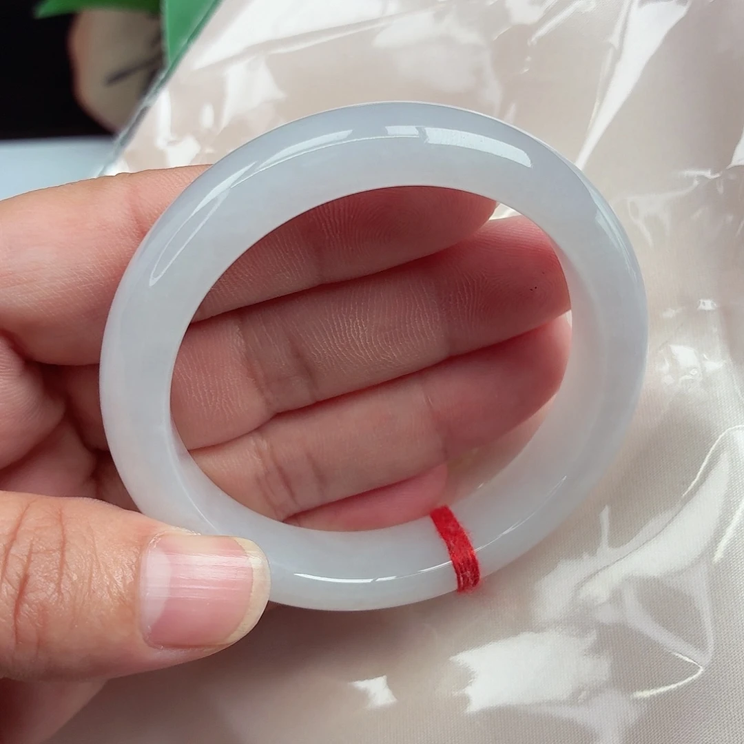 二***堂翡翠未镶嵌手镯51/2圈口尺寸022