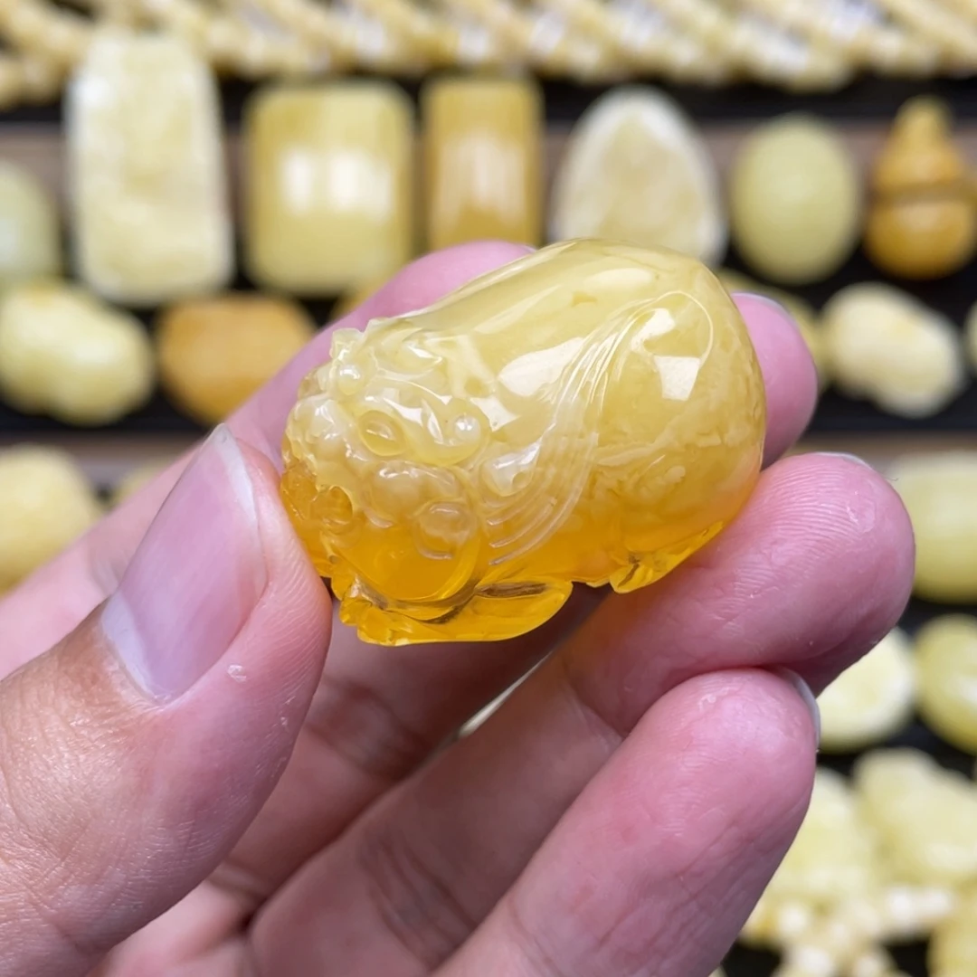 琥珀未镶嵌裸石琥珀蜜蜡