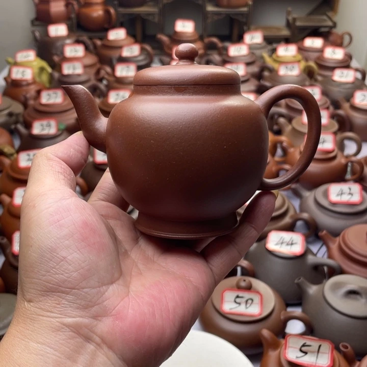 茶壶紫砂宜兴紫砂半手工
