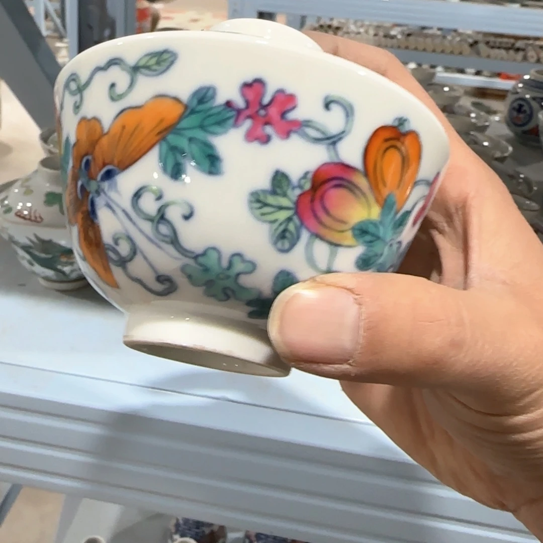 瓷片摆件手绘瓷器全部处理