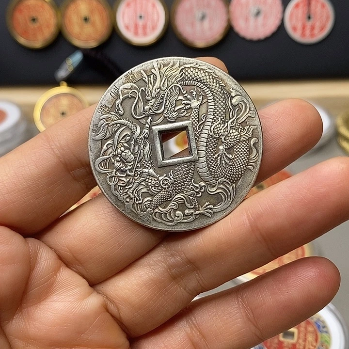 铜现代仿制工艺文创铜币