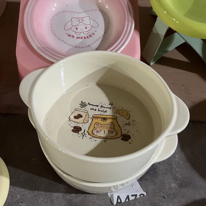 瓷片陶瓷双耳陶瓷