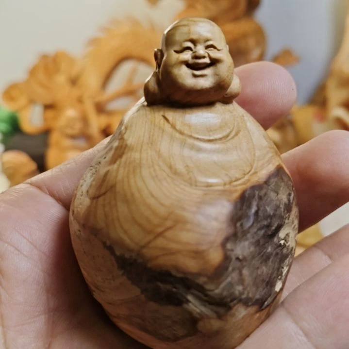 柏木（崖柏）乐乐手把件