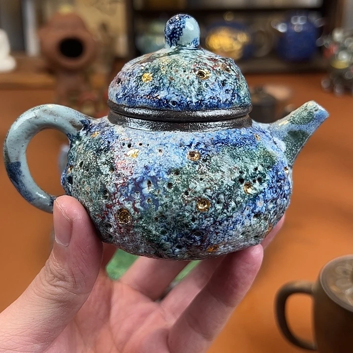 萧***鱼瓷器仙境复古特色茶器