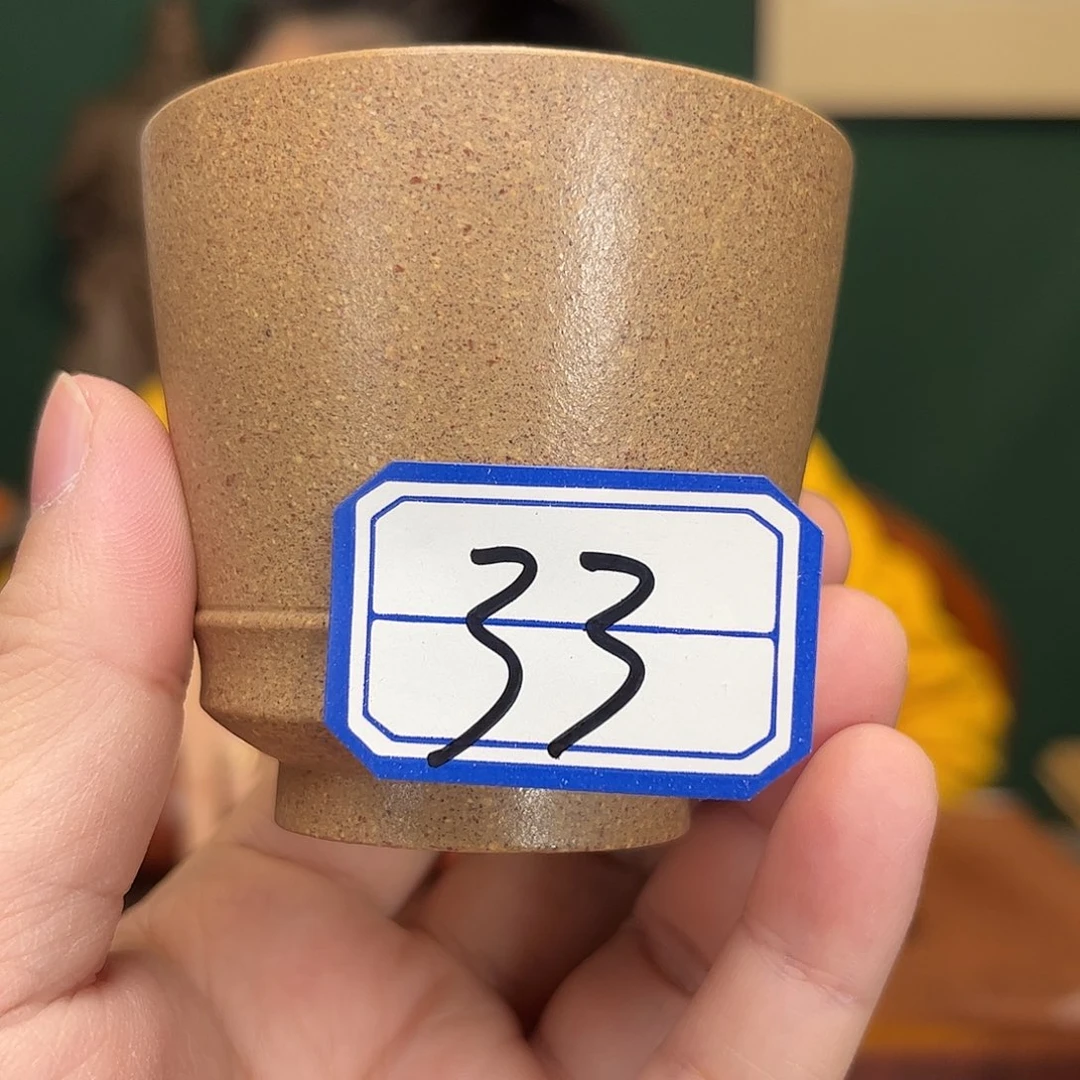 紫砂茶杯段泥杯子