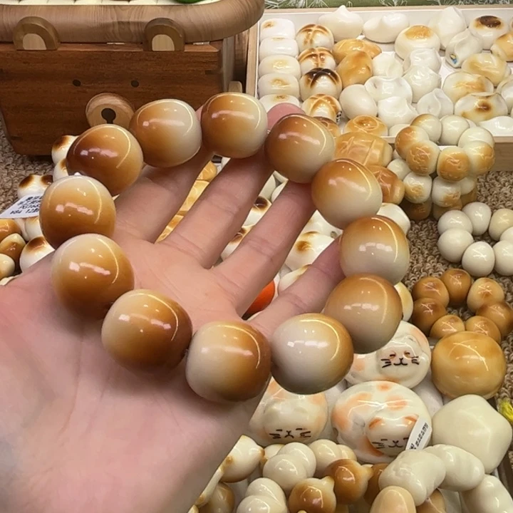 菩提根/象牙果把件11.30.39象牙果渐变枣珠瑕