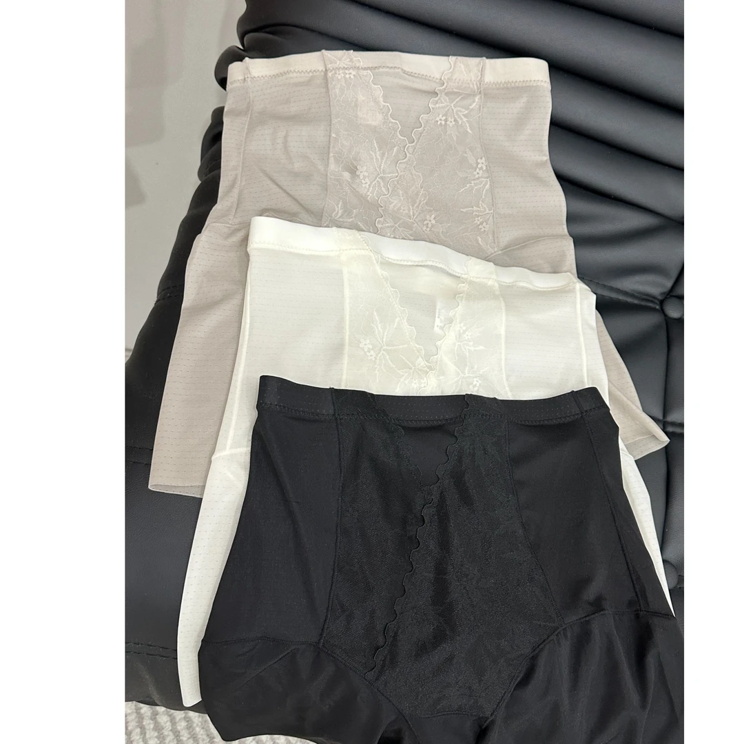 仓美美女装-无痕微压收腹打底裤（推荐卡码拍小）蕾丝瑜伽高腰时尚