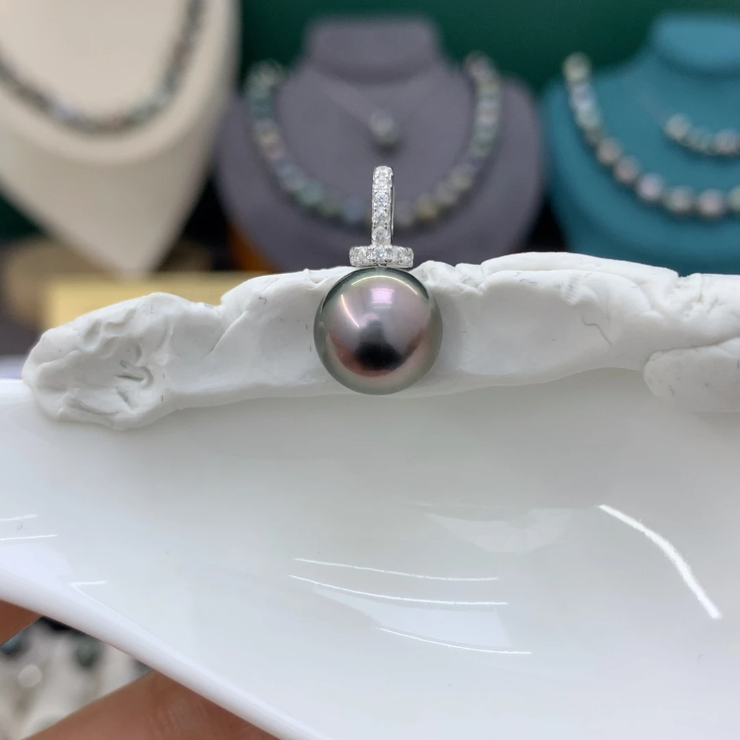 未镶嵌海水珍珠裸珠小*盖