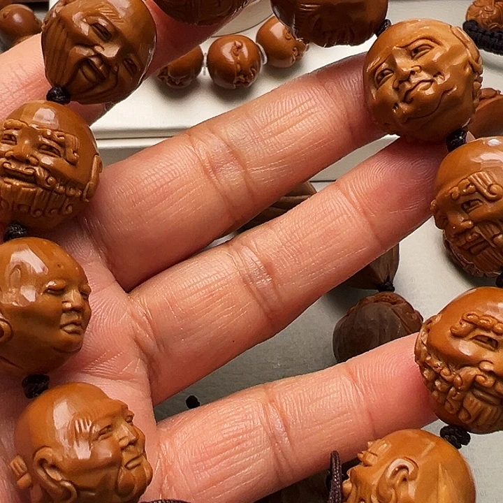 橄榄核手串/手链须派十八罗汉