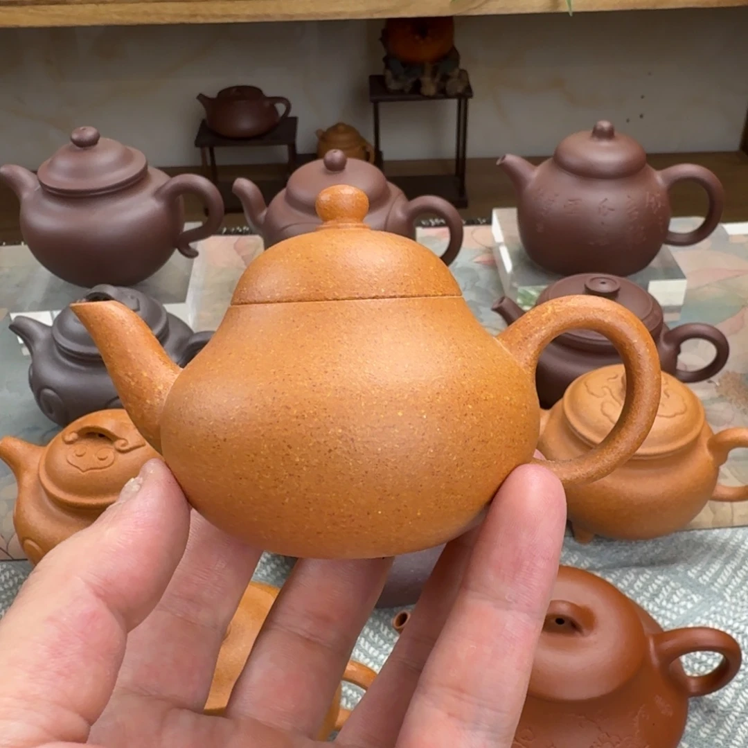 茶壶紫砂微瑕 梨 110cc
