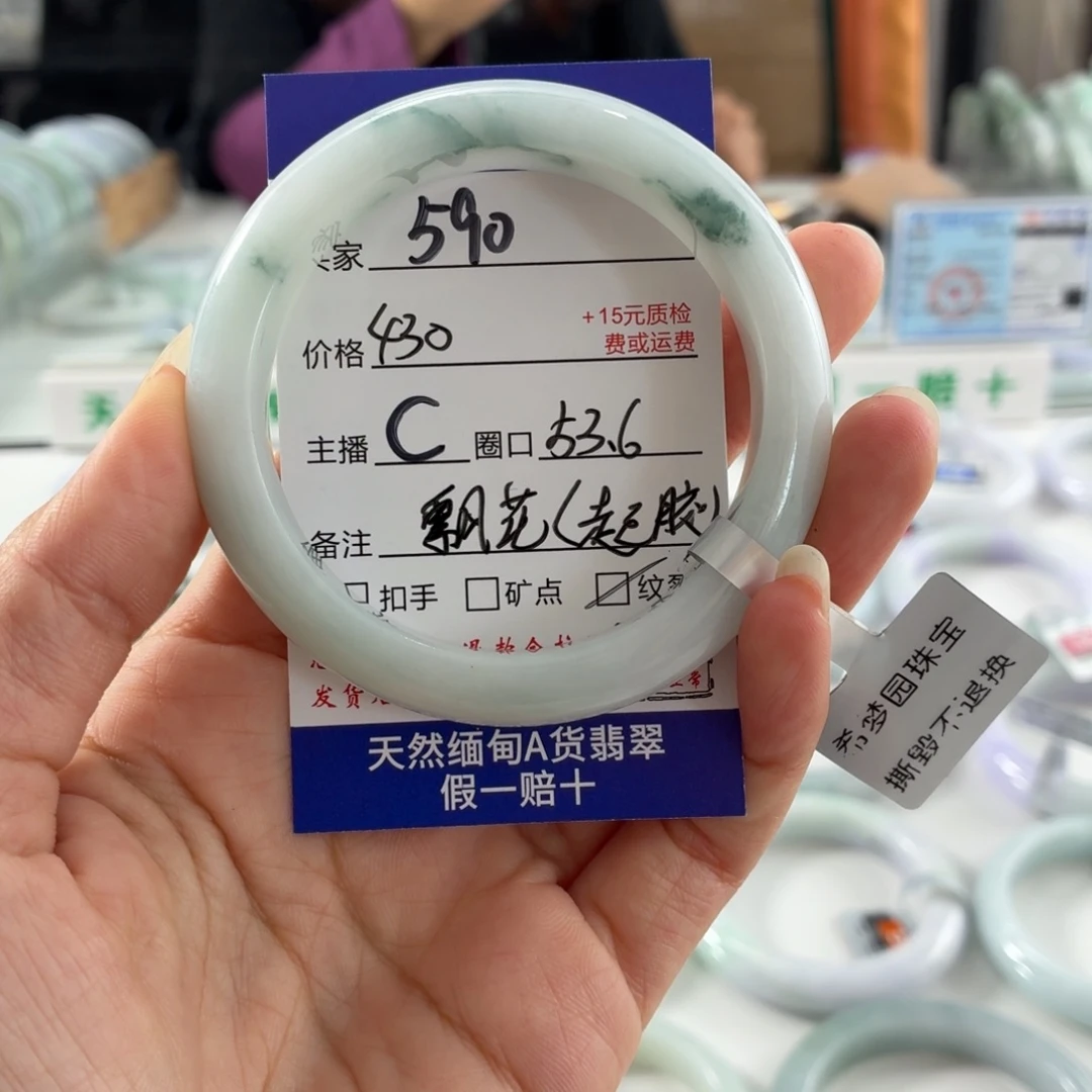 翡翠未镶嵌手镯53