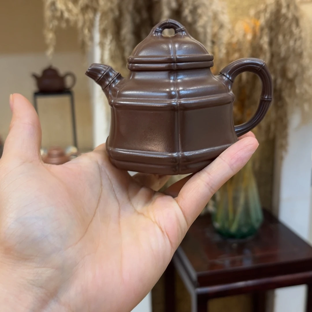 树***猴紫砂茶壶紫砂壶的