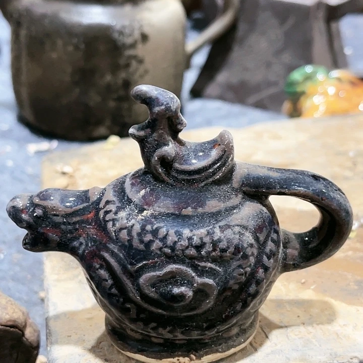 瓦当摆件摆件茶桌茶台陶瓷