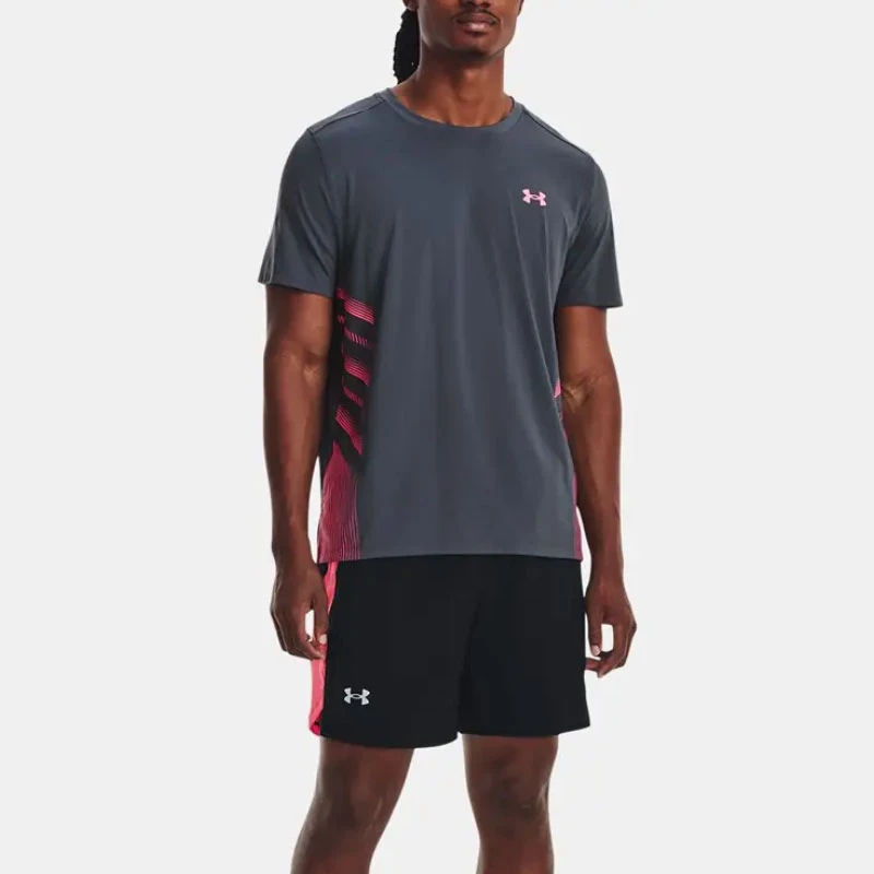 安德玛 UA春夏Iso-Chill男子健身凉感舒适高弹速干T恤短袖1376518