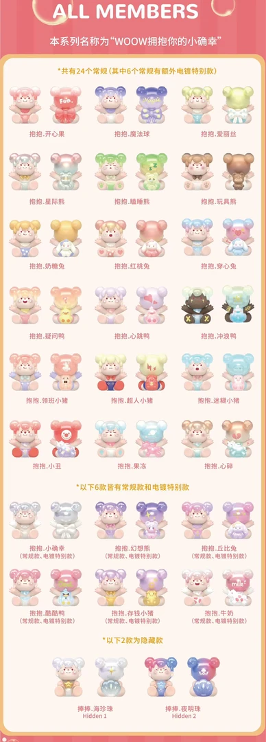 代拆 Woow拥抱你的小确幸萌粒盲盒