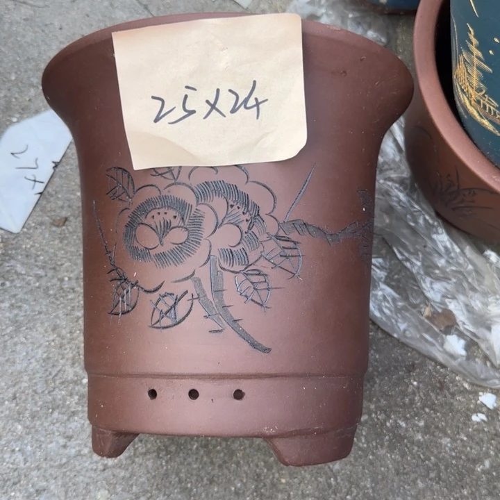 紫砂花盆特价清仓
