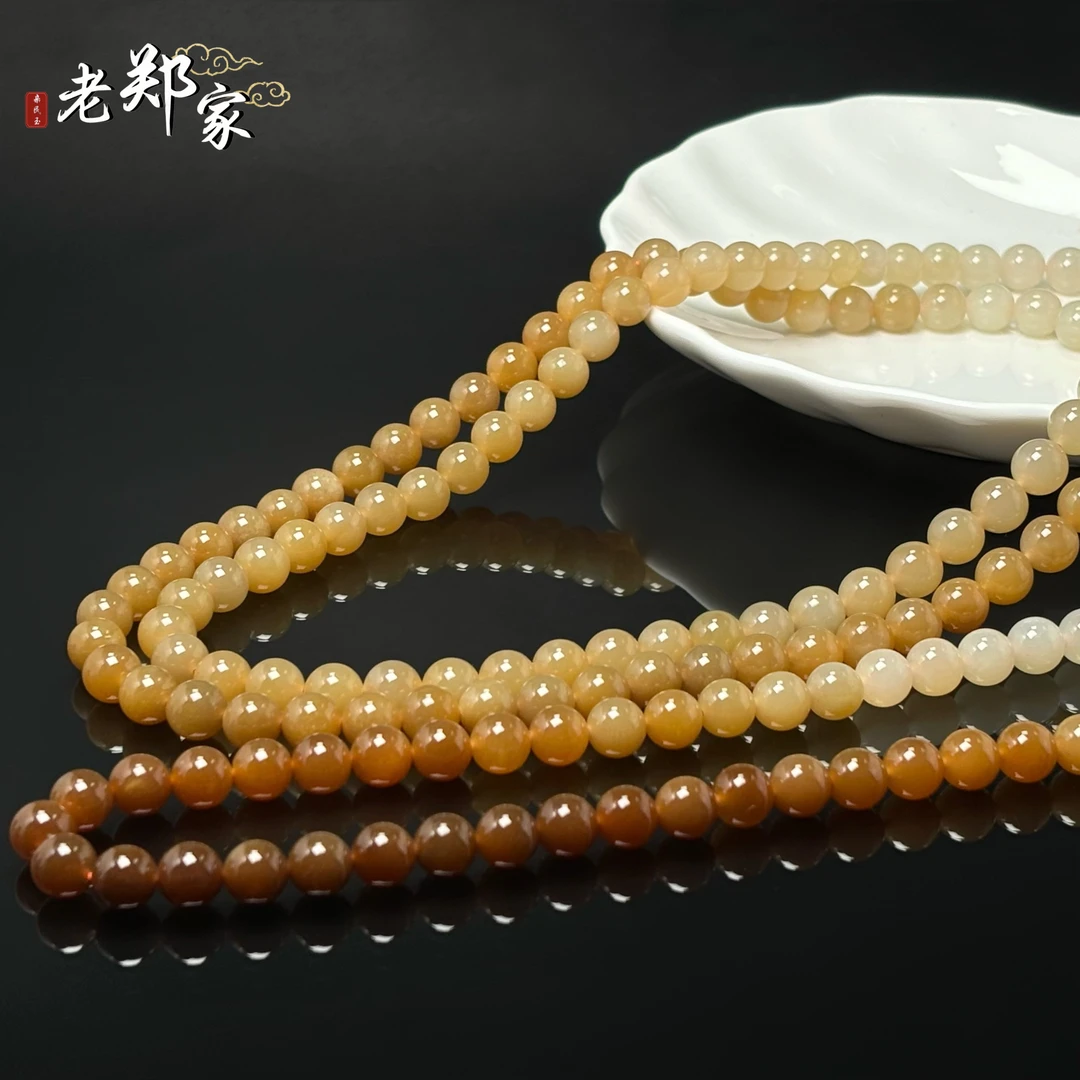 【老郑家】和田玉项链 多样性发1件 约8mm